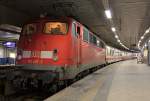 110 497-5 mit dem Canon Showtrain in K�ln Messe/Deutz (tief) am 24.03.2011
