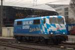 Pr�sentation der 111 017 Bahnland Bayern.