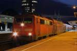 111 079-0 am RE9 in K�ln Messe/Deutz am 19.03.2012