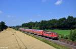 111 089-9 mit dem RE 26289 (Rheine - Braunschweig Hbf) am 17.07.2015 zwischen Ibbenbüren-Esch und Ibbenbüren.