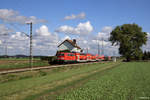 111 113-7 mit dem RE 10414 (Dortmund Hbf - Aachen Hbf) am 16.09.2017 zwischen Wickrath und Herrath.
