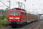 Die 111 155 in Wuppertal Vohwinkel am 31,05,10