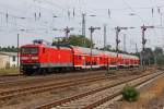 Die 112 105 in Calau (Niederl) am 17,08,11