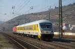 120 502 mit Messzug durch Esslingen am Neckar in Richtung Ulm/M�nchen.