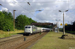 139 558-1 mit 412 006 am 09.07.2016 bei Schkopau.
