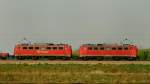 140 861-6 + 140 789-9, aufgenommen am 29.04.11, kurz nach Jettingen-Scheppach.
