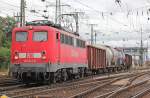 140 544-8 bei der Ausfahrt mit gem Gz in Gremberg am 21.06.2011