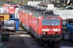 143 578-3 steht in Opladen um bald dort verschrottet zu werden.