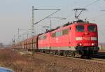 151 151-8 am Erzbomber am 04.03.2011 hinter K�ln Porz