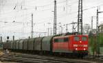 151 139-3, aufgenommen am 15.05.10, bei der Durchfahrt durch Treuchtlingen.