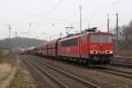 Die 155 191-0 in K�ln West am 29,02,12