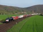 F�r TXL unterwegs die angemietete 182 529 mit dem LKV Zug Richtung W�rzburg.