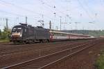 Die ES 64 U2-061 ( 182 561-1 ) in Koblenz L�tzel am 08,05,11