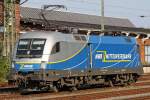 Die 1116 911-7 der MWB abgestellt in Stade am 