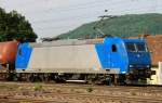 185 515-4, aufgenommen am 29.06.10, bei der Durchfahrt durch Treuchtlingen.