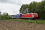 Die 185 336-2 bei Padenstedt am 13,05,12