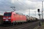 185 173-2 in Porz Wahn am 05.02.2013