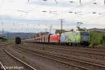 Die K%S 185 152-6 und 185 181-5 in Koblenz L�tzel am 23,09,12