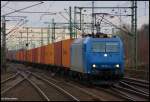 185 524-6 (ITL) in Hamburg-Harburg am 28.12.2012.