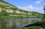 185 540-2 mit dem ARS Altmann am 24.04.2014 bei Himmelstadt.