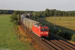 Die 185 019-7 in Ramelsloh am 01.08.2013 