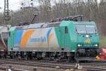 Die 185 542-8 in Gremberg am 02,04,10