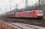 189 031-9 mit 189 039 am Erzbomber in Gremberg am 18.02.2011