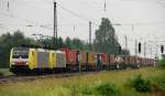 ES 64 F4-024 + ES 64 F4-027, aufgenommen bei der Durchfahrt durch Gersthofen, am 16.06.10.