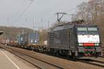 ERS ES 64 F4-998 (E189 098) am 13.2.11 mit einem Containerzug in K�ln-West.