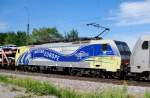 189 912-9, aufgenommen am 05.08.11, bei der Durchfahrt durch A�ling.