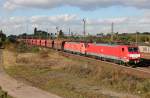 189 043-3 und 189 037-5 bei Porz(Rhein) am 15.10.2012