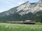 Zum Treffen der Krokodile in Freislasseing, ist die E 194 06´51 zwischen Freilassing und Bertechsgaden gependelt.
