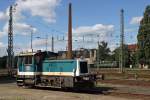 Die 332 220-3 und im hintergund die 141 011-7 im BW N�rnberg Gostenhof am 19,08,10