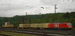 Der Warsteiner-Zug, aufgenommen am 03.05.11, bei der Durchfahrt durch Treuchtlingen.