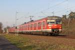 Der 420 378-2 als S9 bei Raunheim am 31,03,11