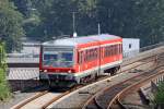 Der 628 508 als RB 47 richtung Solingen in Wuppertal Rauenthal am 25,07,11