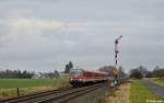 628 489-6 und 628 637-0 mit dem RE 12077 (K�ln Messe/Deutz - Trier Hbf) am 02.01.2013 in Derkum.