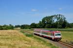628 071-2 / 629 071-1 als neg 15 (Dagebüll-Mole - Niebüll) am 23.07.2014 bei Moorhäuser.