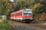Der 628 507 in Remscheid Lennep am 04.10.2013