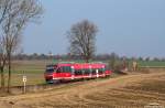 Auf der Strecke M�nster - Coesfeld dominieren die Triebwagen der Baureihe 643.