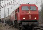 DE13 der HGK bei der Einfahrt in Gremberg am 18.02.2011