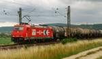 185 589-9, HGK, aufgenommen am 07.07.12, bei Treuchtlingen.