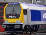 Ein seltener Gast im BW der HGK in Br�hl Vochem , eine Voith Maxima !! Aufgenommen am 29.12.09 von der Kurf�rstenstrasse (�ffentl.