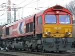 HGK DE63 bei der Einfahrt in Gremberg am 16.3.2010