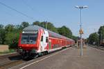 Der BUGA Steuerwagen auf der RB nach M�nchengladbach in Rommerskirchen am 02,05,2011