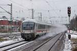 Ein IC in Wuppertal Vohwinkel am 30,11,10