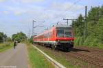 Die RB nach Neum�nster in Brokstedt am 19.07.2013