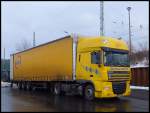 DAF XF Sattelzug in Bergen.