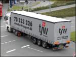 MAN Sattelzug in Puttgarden.