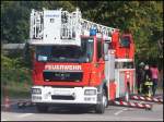 MAN TGM (Magirus Aufbau) als Sassnitzer Drehleiter in Sassnitz.